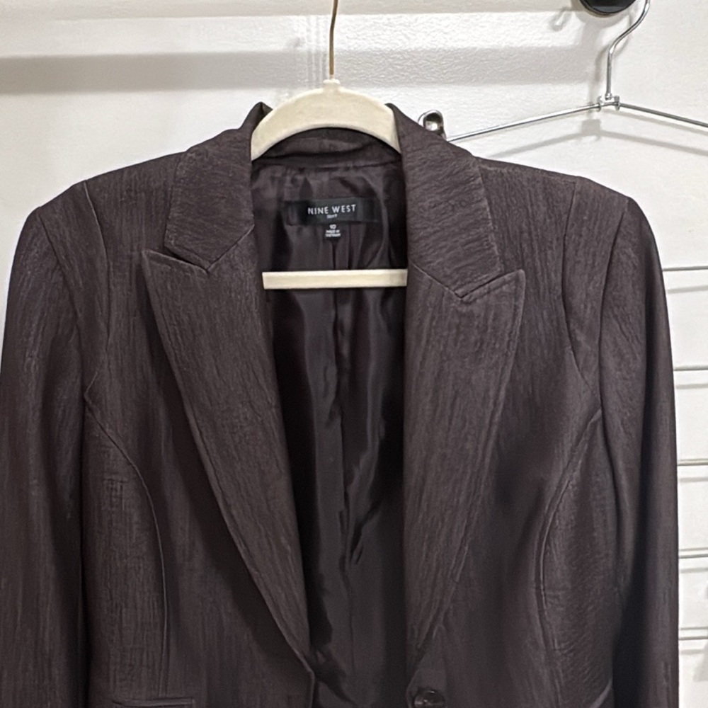 Nine West Brown Blazer